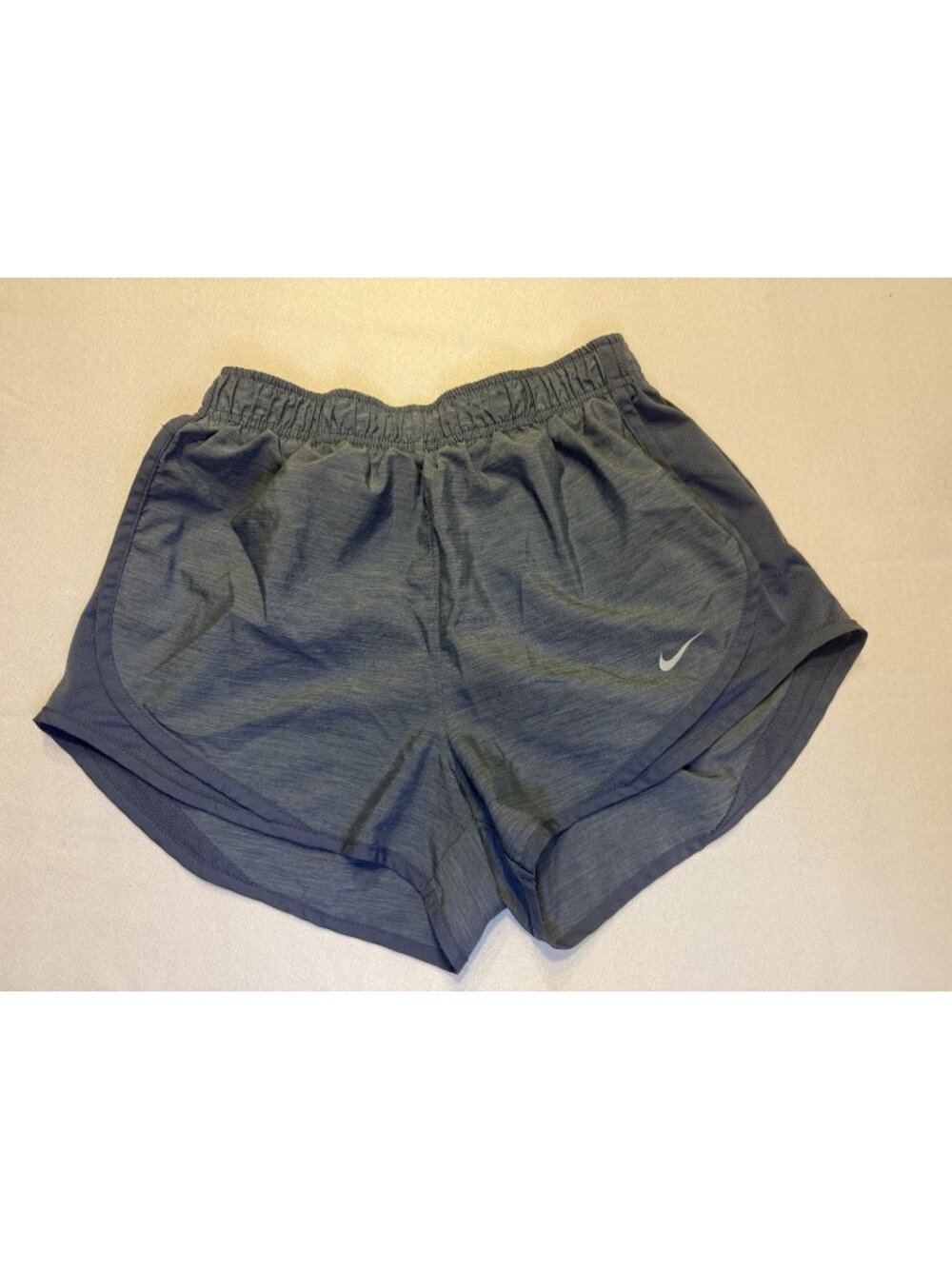 Nike Women's Dri-Fit Running Shorts Athletic Workout Gym Blue Grey Size S
